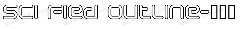 Sci Fied Outline字体转换